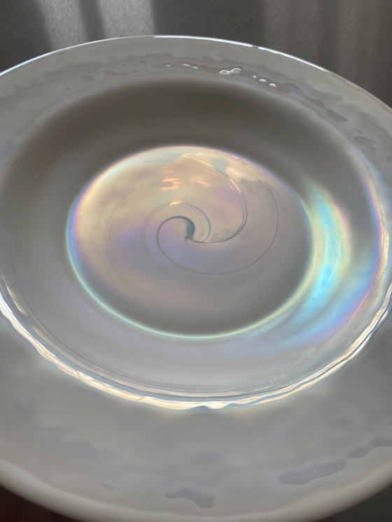 Image 1 of 12 Murano glass and mother-of-pearl design plates