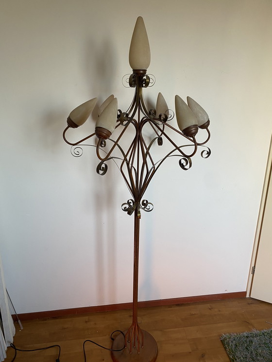 Image 1 of Prachtige Art Déco staande lam