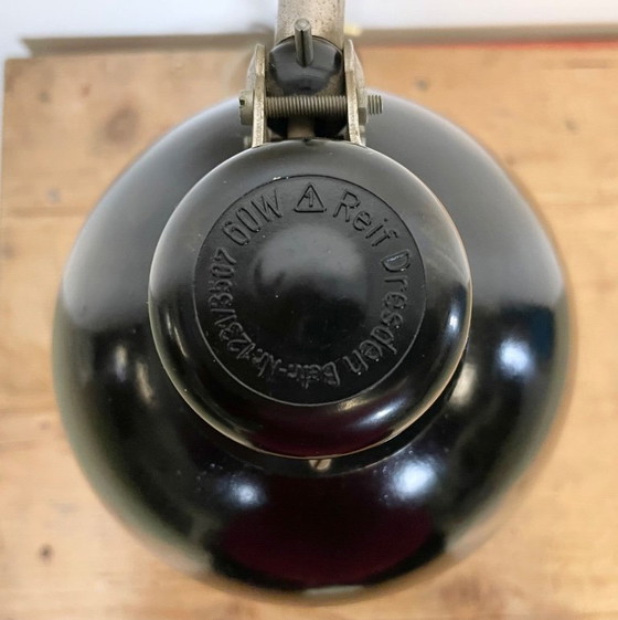 Image 1 of Lampada da tavolo industriale da officina tedesca di Reif Dresden, anni '50