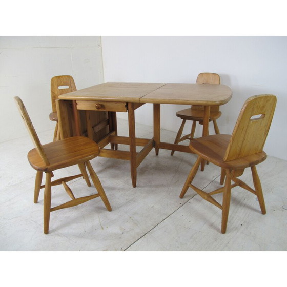 Image 1 of Vintage dining Set by Eero Aarnio for Laukaan Puu scandinavian 1960s