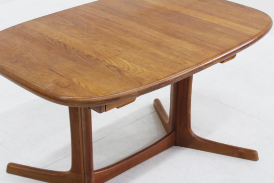 Tavolo da pranzo ovale allungabile vintage danese Dyrlund Teak Massiccio – Tavoli da pranzo, Wood (photo 4 of 9)