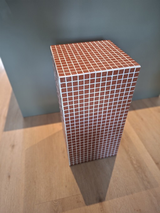 Een prachtige mozaïeken bijzettafel!
