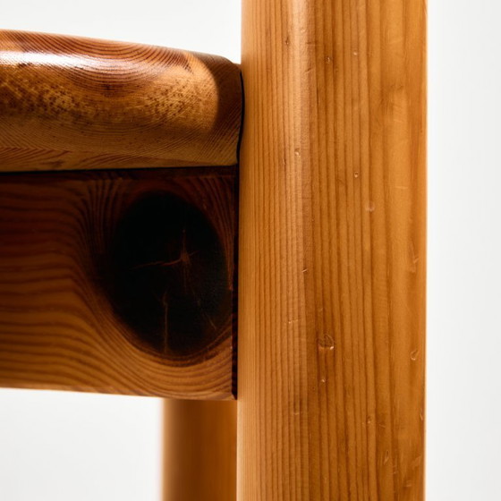 Image 1 of MK10156 Esstischgarnitur aus Kiefernholz von Rainer Daumiller für Hirtshals Savvaerk, 5er-Set