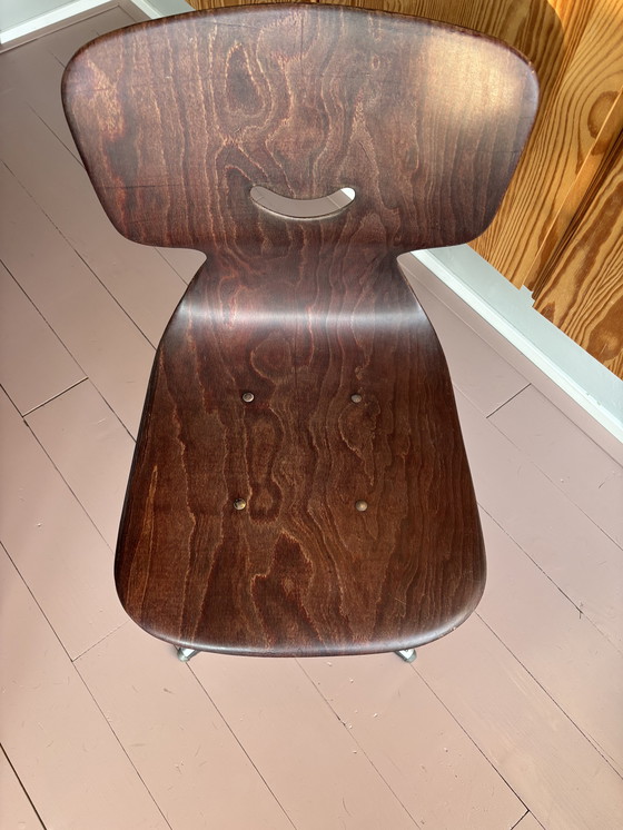 Image 1 of Vintage Galvanitas school chair, Pagholz 15104 'Smiley'