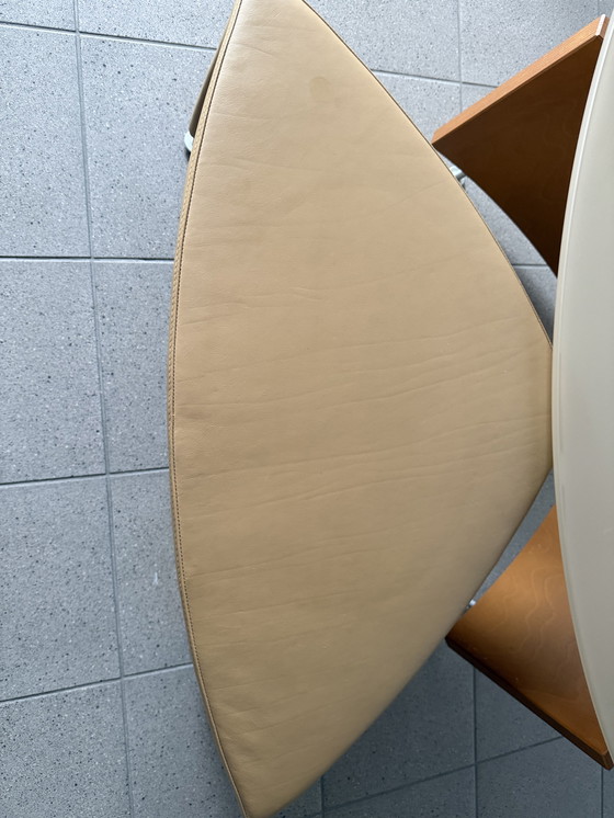 Image 1 of Leolux Joey coffee table + leather side table