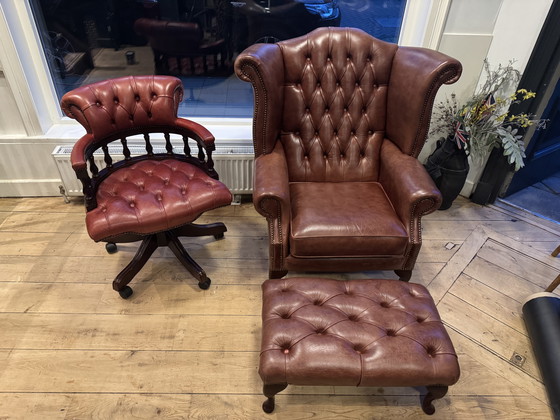 Image 1 of Chesterfield-Bürostuhl – bequem und schick