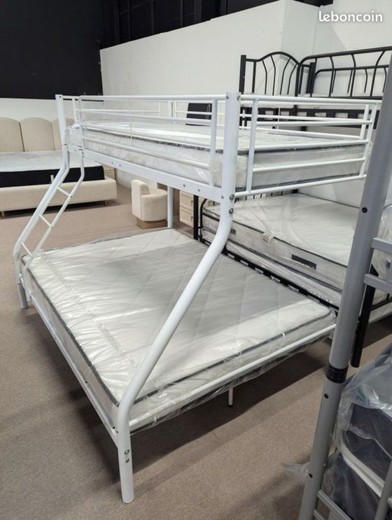 Image 1 of 2+1 Lit superpose avec deux matela