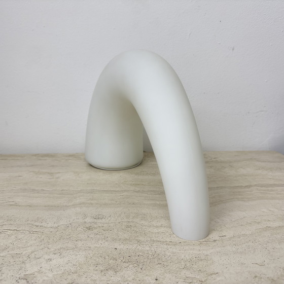 Image 1 of Fontana Arte Thor glass table lamp , 1980s Italy