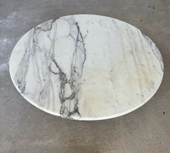 Image 1 of Tavolo da pranzo di Thonet, metallo e marmo, Germania, anni '70