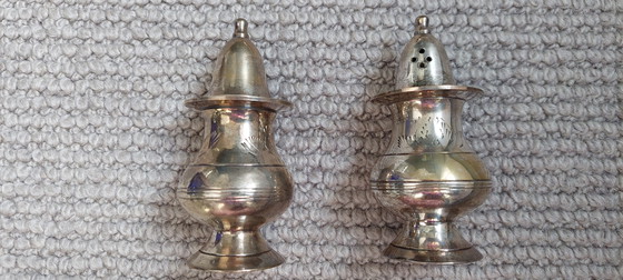 Image 1 of Silver-plated salt and pepper