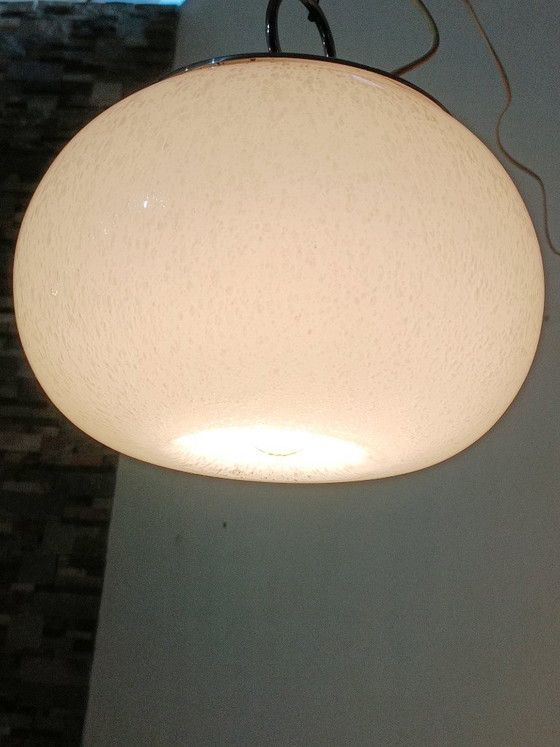 Murano glass pendant lamp by Mazzega, 1970s (photo 5 of 6)