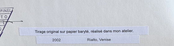 Image 1 of Michel Pinel - rare photograph of the Rialto in Venice in 2002