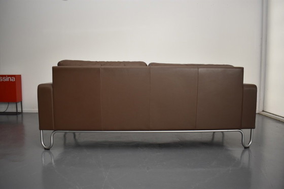 Prachtige Exclusieve Dutch Originals Gispen Design Bank – 3-5 zitsbanken, Leather, Metal (photo 4 of 18)