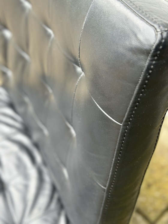 Image 1 of Pair Of Barcelona Style Leather Chairs