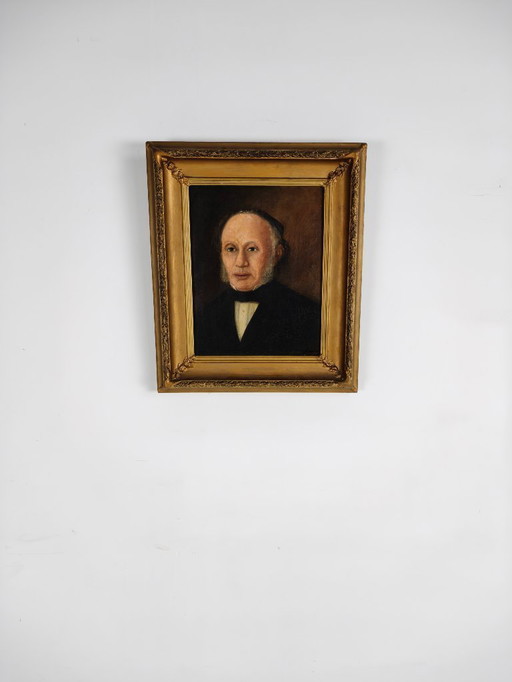 Retrato de un caballero del siglo XIX por Louise Citroën | 1871