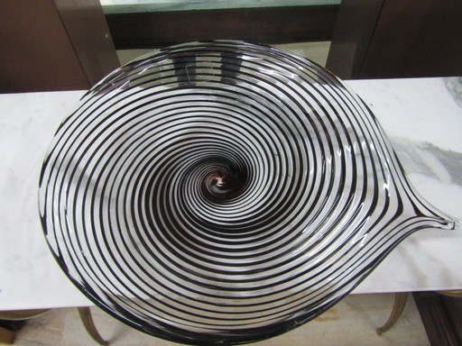 vassoio vetro murano Salviati