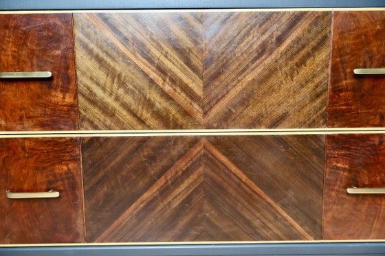 Restaurierte Art-Deco-Kommode in Walnussfurnier – Kommoden, Wood (photo 13 of 18)