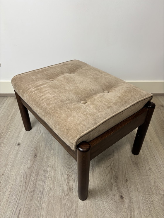 Image 1 of Pouf/sgabello contenitore Farstrup vintage danese, anni '70 -'80