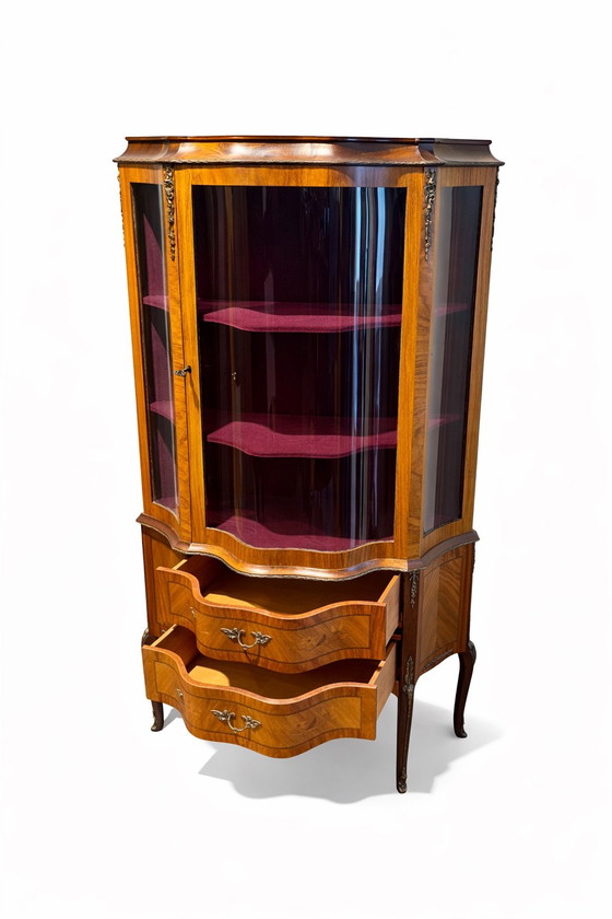 Vitrina antigua estilo Luis XV – Madera (photo 3 of 5)
