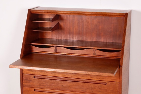 Image 1 of Kai Kristiansen Secretaire Model 63 in Teak, 1960s Denmark
