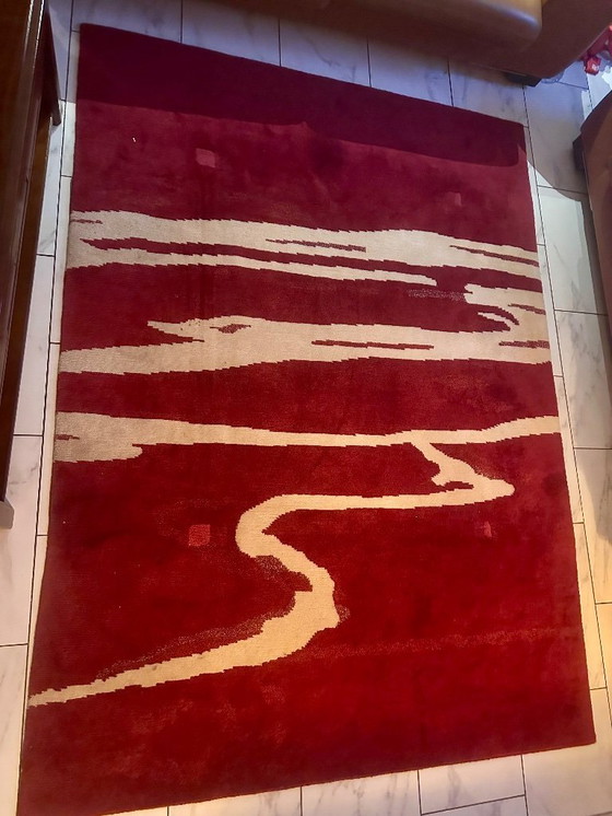 Image 1 of Handgeknüpfter persischer Teppich aus Derag-Wolle