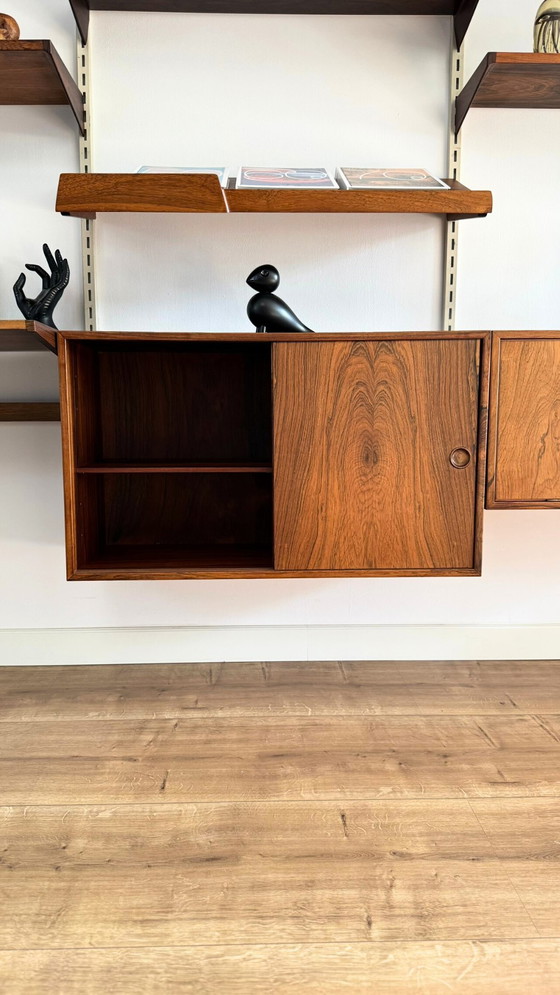 Image 1 of Modular wall system by Kai Kristiansen for FM Møbler 1960s
