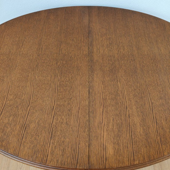Image 1 of Oval vintage dining table dining room table extendable table