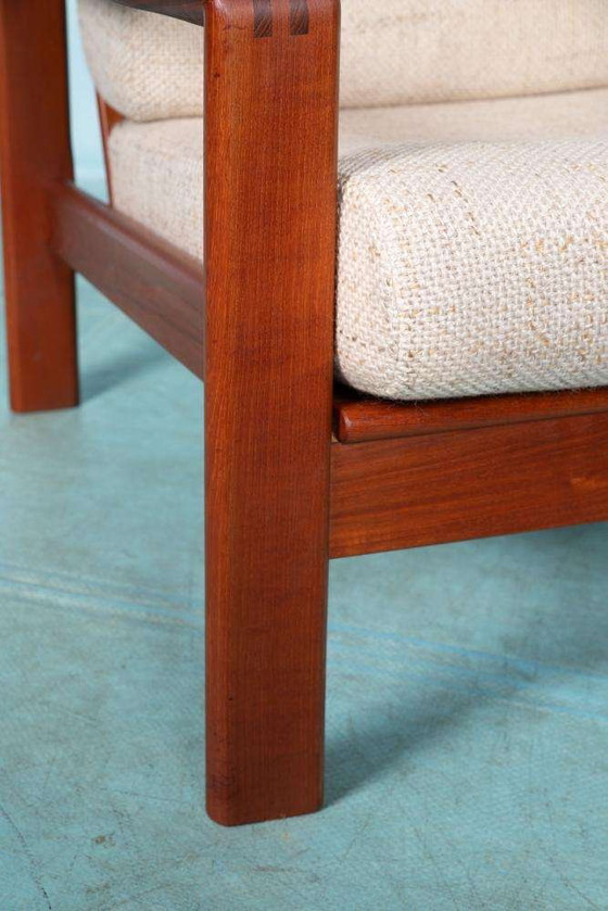 Image 1 of Midcentury armchair teak Danish design Japandi lounge chair