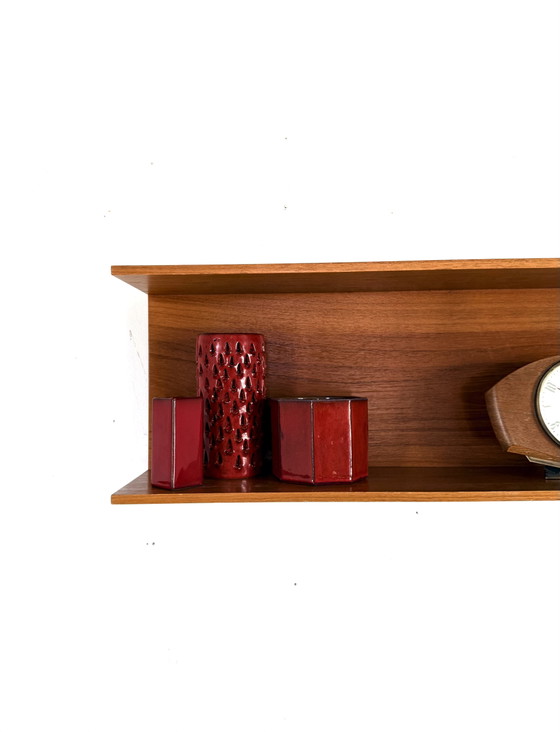 Mensola da parete vintage in teak, Wilhelm Renz '60 – Armadi a muro, Wood (photo 4 of 10)