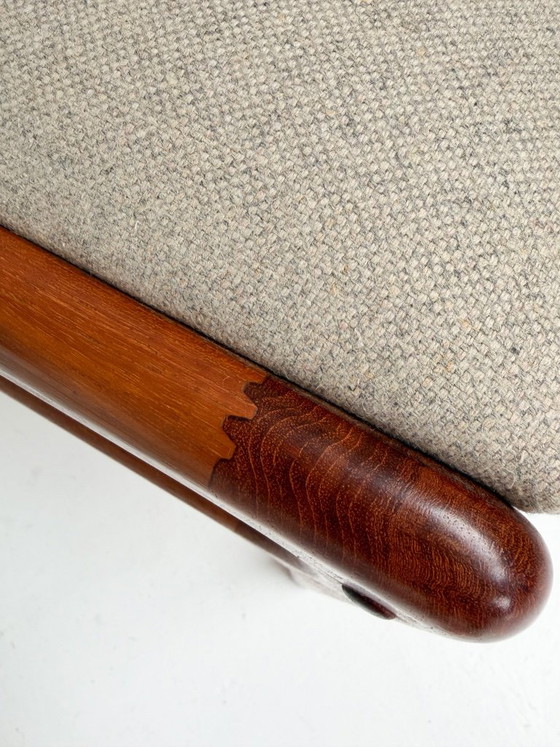 Set di 6 sedie di design danesi di Johannes Andersen per Uldum, anni '60 – Sedie da pranzo, Tessile (photo 11 of 22)