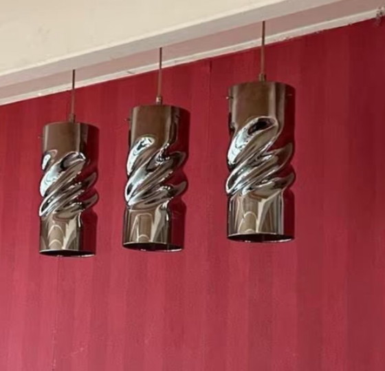 Image 1 of chromen spiegelglas lampen