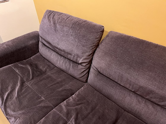 Image 1 of Banco único de color púrpura, puede colocarse en diferentes posiciones