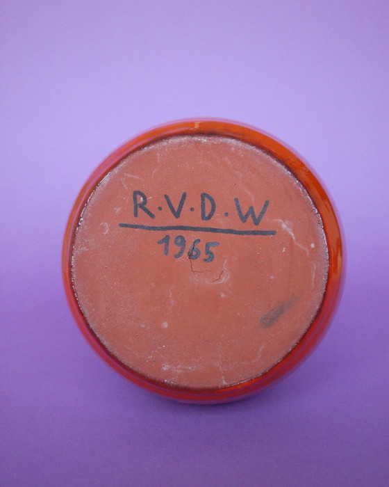 Image 1 of Vintage ceramic vase by Roger Vandeweghe, Belgium 1965