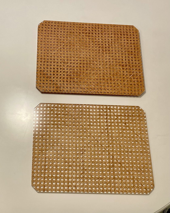 Image 1 of 4x Platzsets Wiener Geflecht de plexiglás