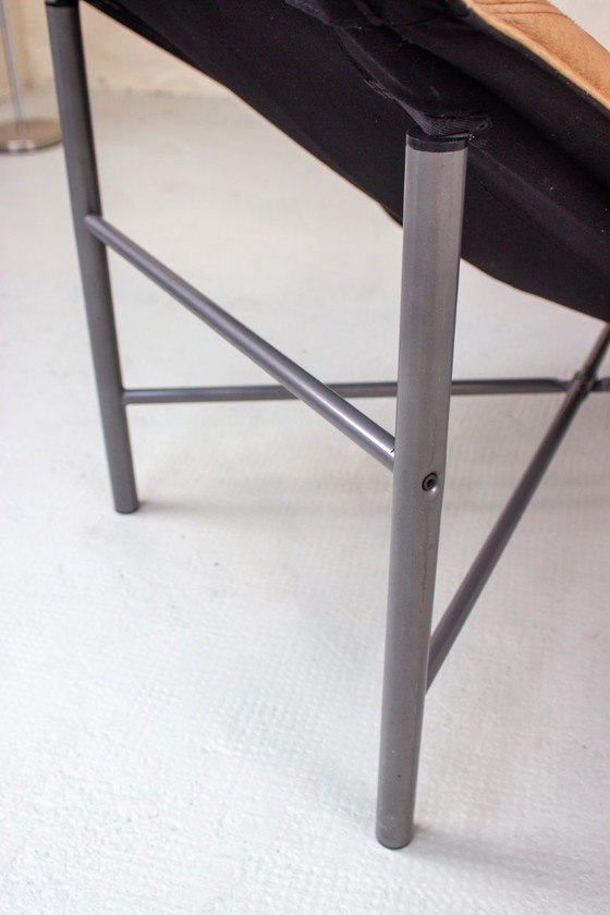 Image 1 of Poltrona lounge IKEA Skye vintage in pelle anni '90