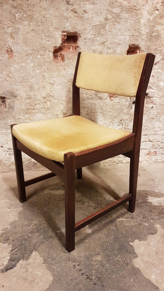 Image 1 of 4 x Vintage Danish Rosewood dining chair 1950s-60s
