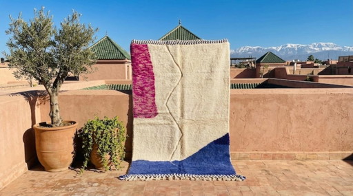 Tappeto marocchino fatto a mano proveniente dai monti dell'Atlante, 270 cm x 150 cm – vloerkleden en tapijten, Wool