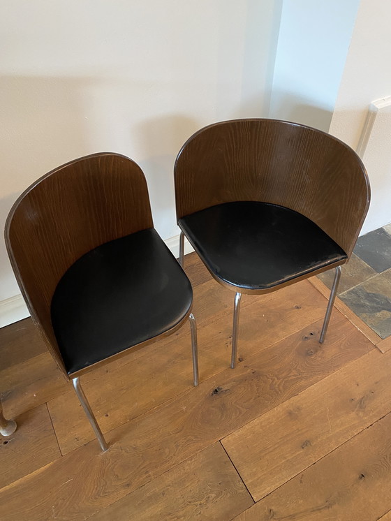 Image 1 of Vintage IKEA dining chairs set by Sandra Kragnert