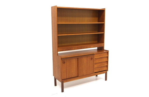Scandinavisch teakhouten secretair bureau, Zweden, 1960