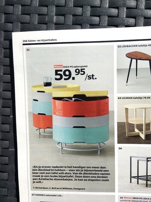 Image 1 of Tavolino portaoggetti/laterale Ikea PS 2014