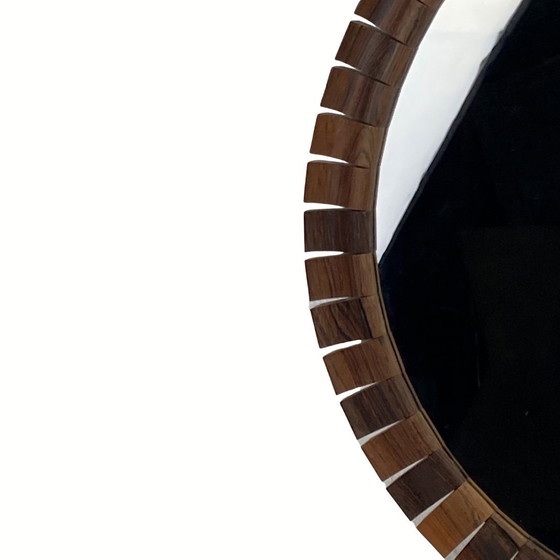 Image 1 of Mid-Century Danish Teak & Rosewood Mirror, 1960S