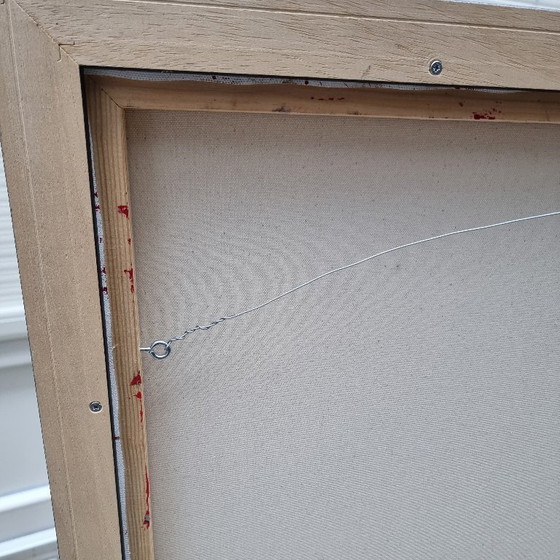 Image 1 of Frances Eckhardt - figurative painting hand-painted modern art 90x90 cm