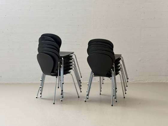 Image 1 of Juego de 6 sillas apilables, modelo SON / Solo, de Sitz & Co, Dinamarca.