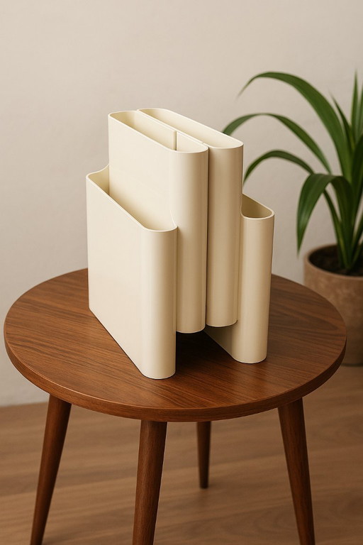 Porte-revues vintage Kartell par Giotto Stoppino