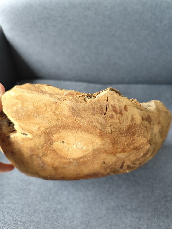 Image 1 of 🌿 Coupe en bois massif - teck, coupe en teck, décoration en bois