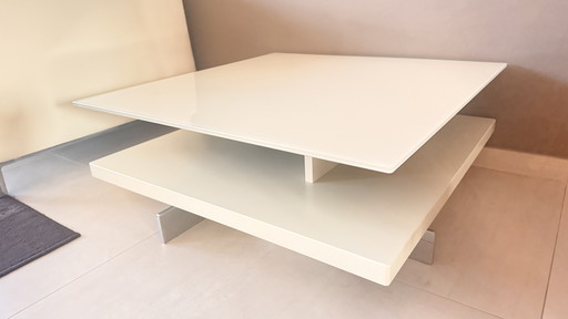 Hülsta salontafel, model CT90, 80 x 80