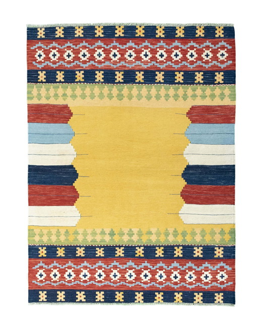 Handgeweven design kelim Fars - 190 X 141 cm - Modern