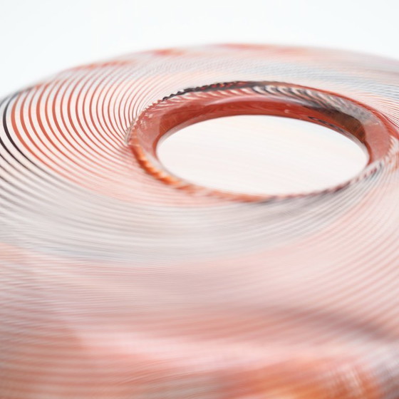 Image 1 of Rosenthal Glasstudio Jarrón Filigrana “Fadenglas” – Mario Colelli & Hertha Bengtson · Edición limitada, Alemania