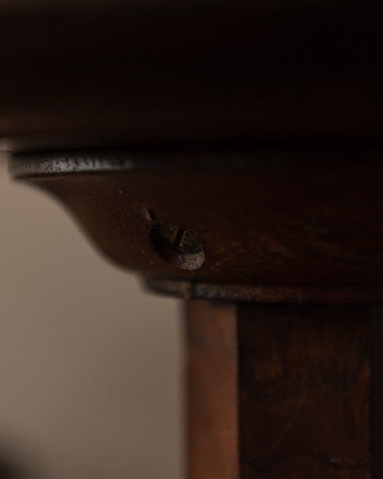 Image 1 of Portavasi vintage in legno con piedistallo