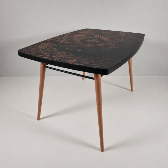 Vintage Houten Tafel, jaren 70 – Salontafels, Wood (photo 6 of 7)